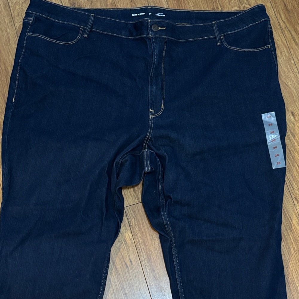 NWOT Old Navy Women's Dark Blue Flare Jeans